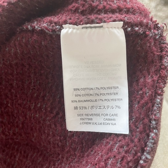 J Crew Cotton Pique-Stitch Crewneck Sweater - Picture 6 of 7